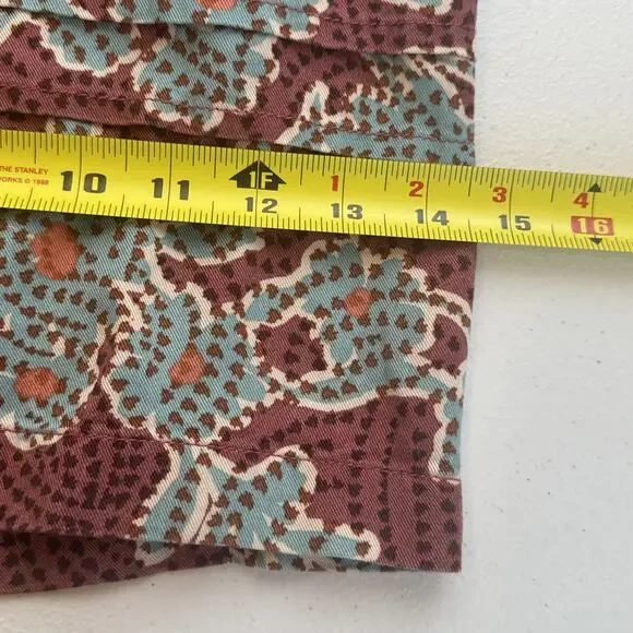 Anthropologie Jumpsuit Womens Small Mauve The Somerset Ruched Short Sleeve - Picture 16 of 16